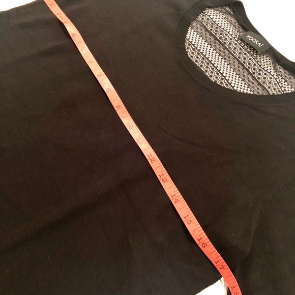 Kookai lace-back sweater, US 8-10 (European size 2), black, EUC - Picture 13 of 15